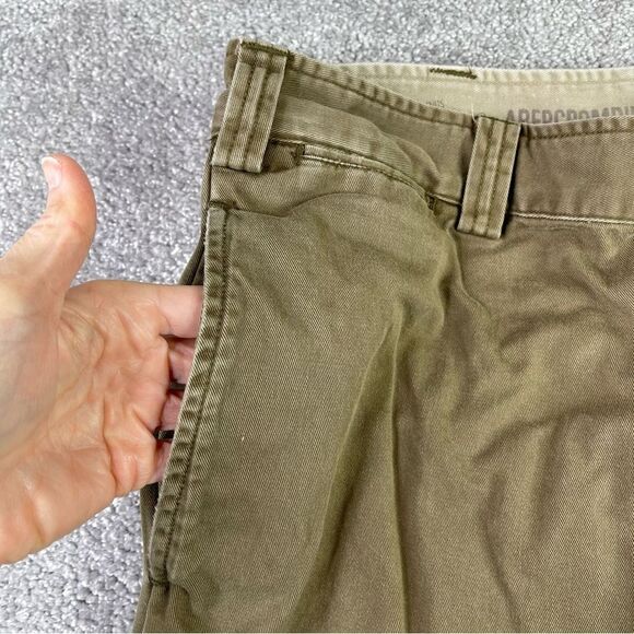 Abercrombie & Fitch Pants Men's 36X32* Tan Weathered Chino Straight Casual - Picture 3 of 15